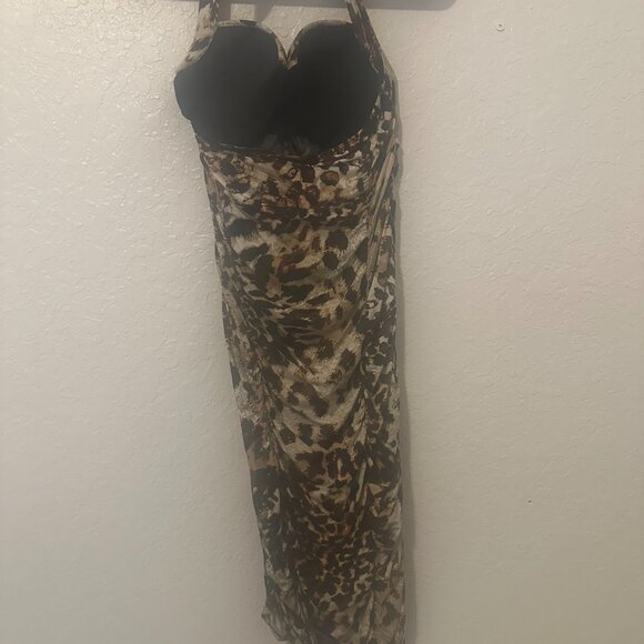 Victoria Secret Leopard Dress Miraculous Built-in Bra Size 34B - Picture 5 of 8